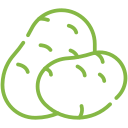potato green icon